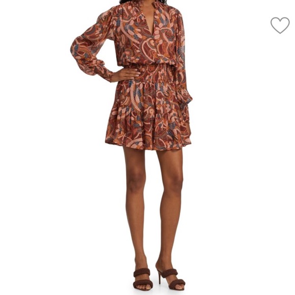 13. A.L.C. Silvie abstract-print mini dress - Picture 4 of 16